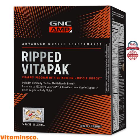 ripped vitapak side effects.
